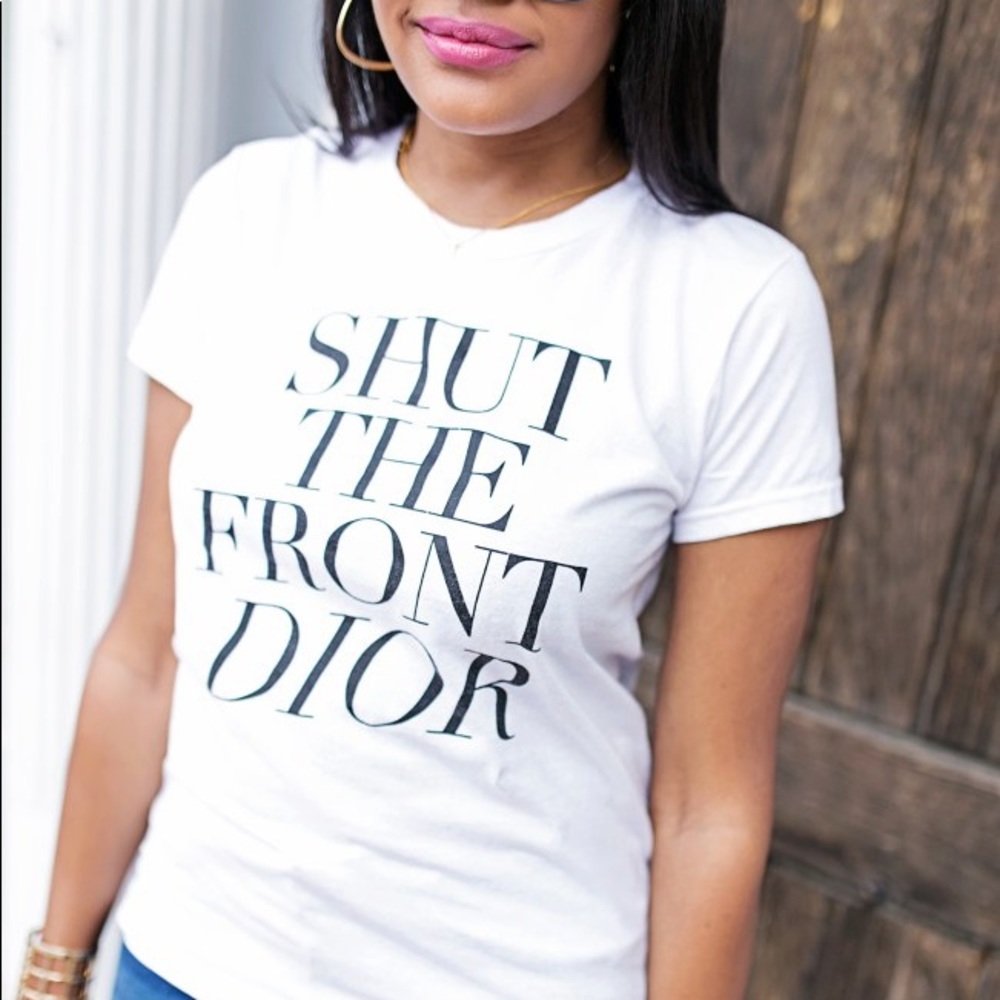 Shut the front DIOR Tee